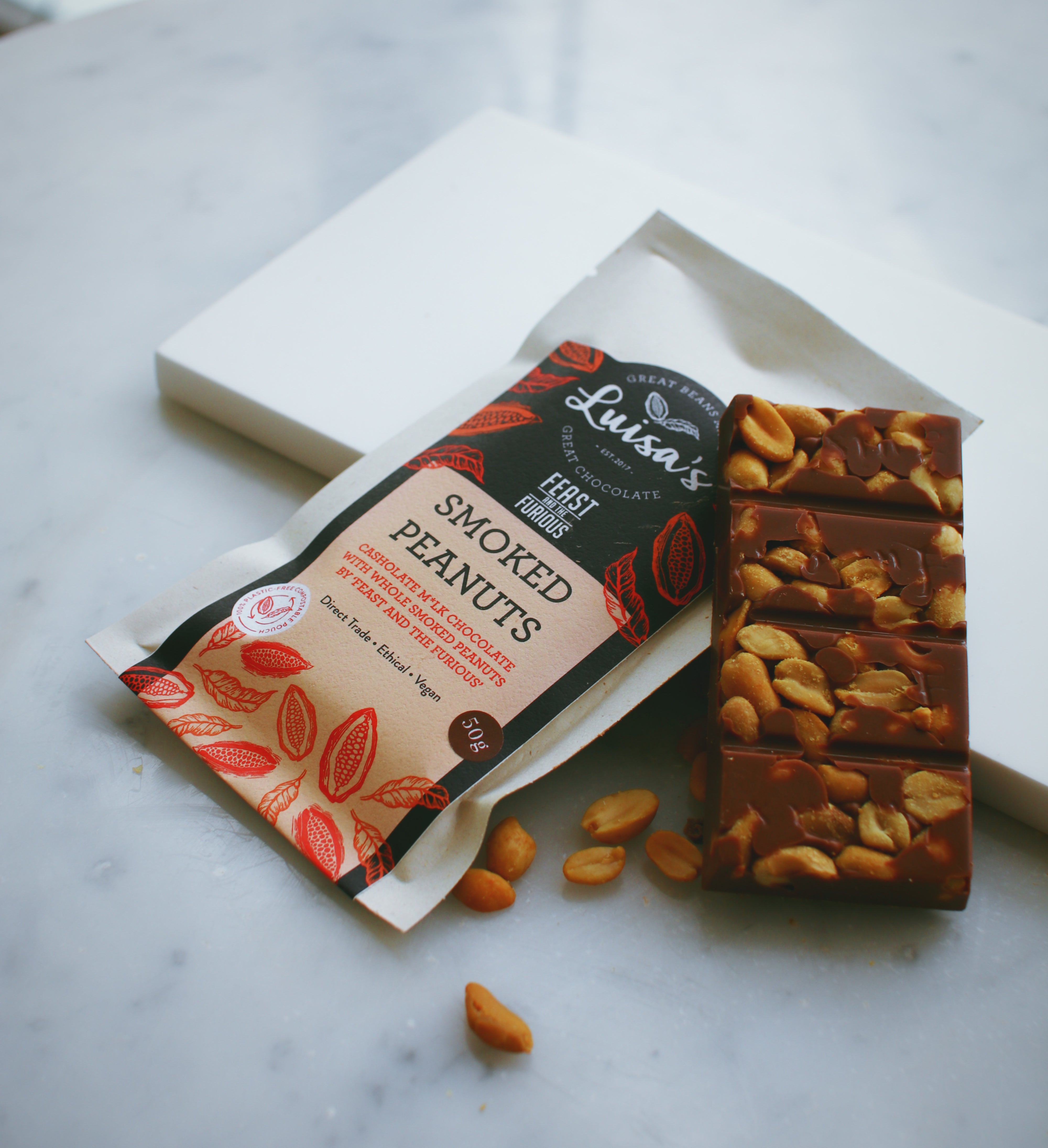 M*lk Chocolate and Smoked Peanuts 50g Vegan