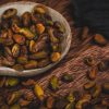 smoked pistachios de-shelled